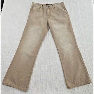 Carbon Black Jeans Men's 33x30 Brown Straight Leg Relaxed Fit Denim EUC Classic